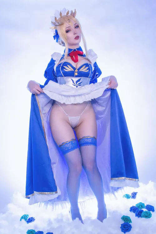 My Lewd Maid Artoria Lancer cosplay (Shiroktsne)