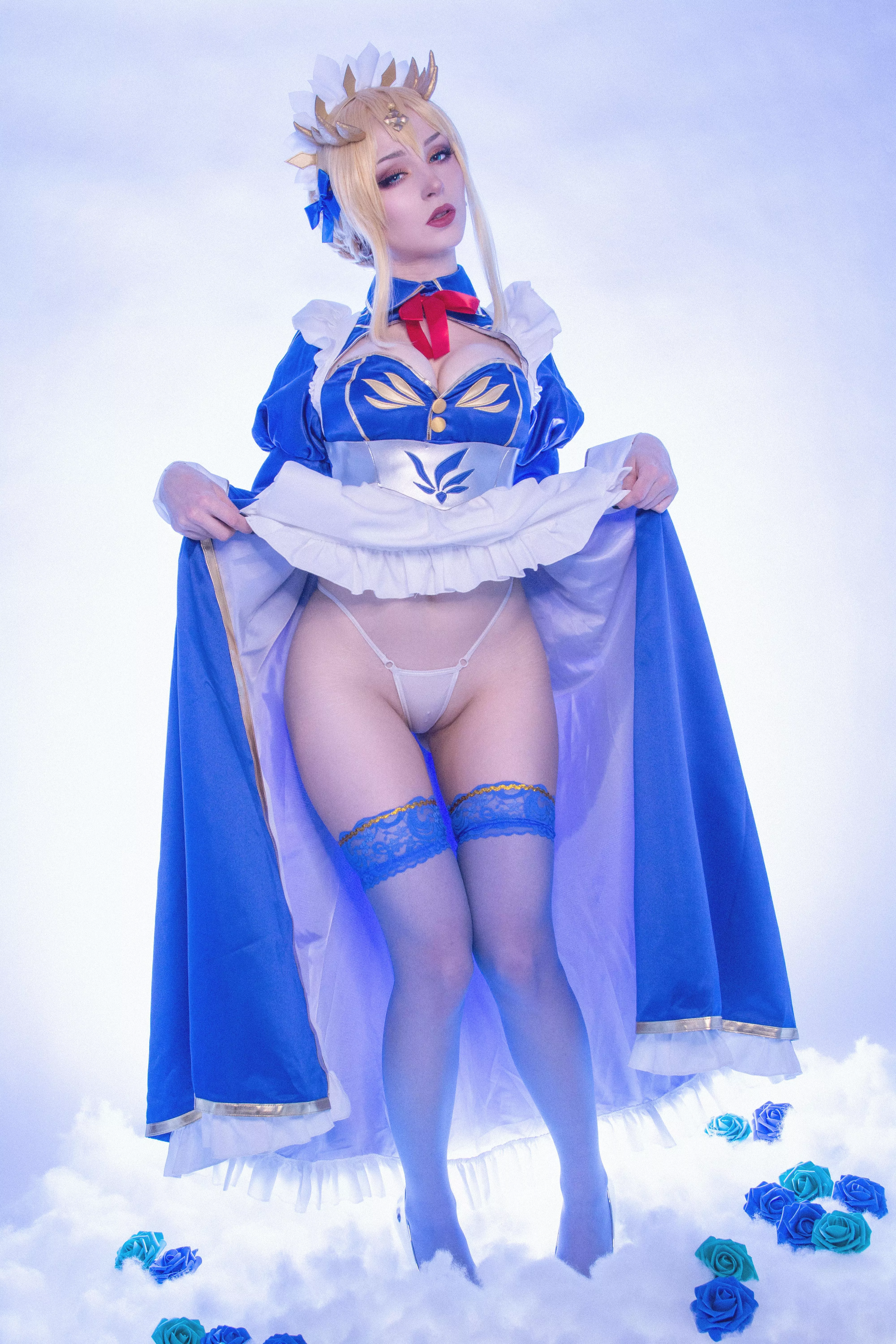 My Lewd Maid Artoria Lancer cosplay (Shiroktsne)