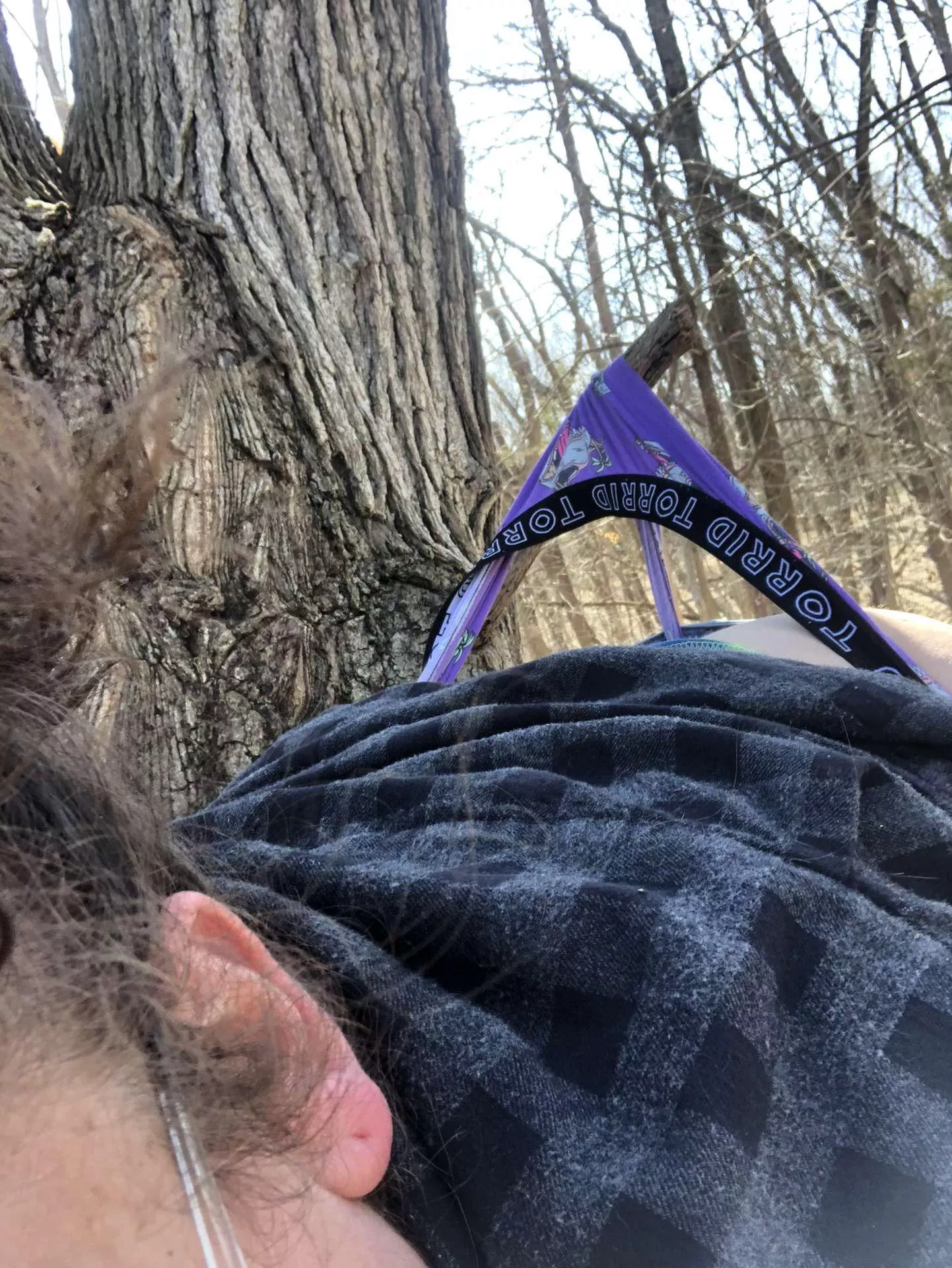 “Please don’t leave me here! Get me down!” 