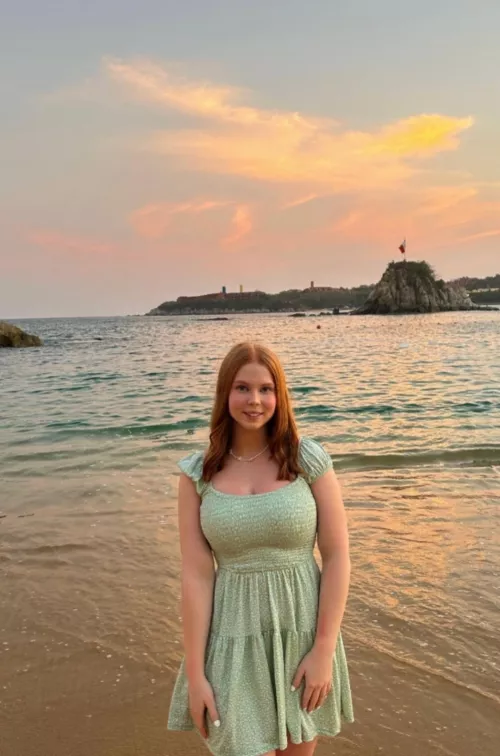 Redhead Sunset Beauty 