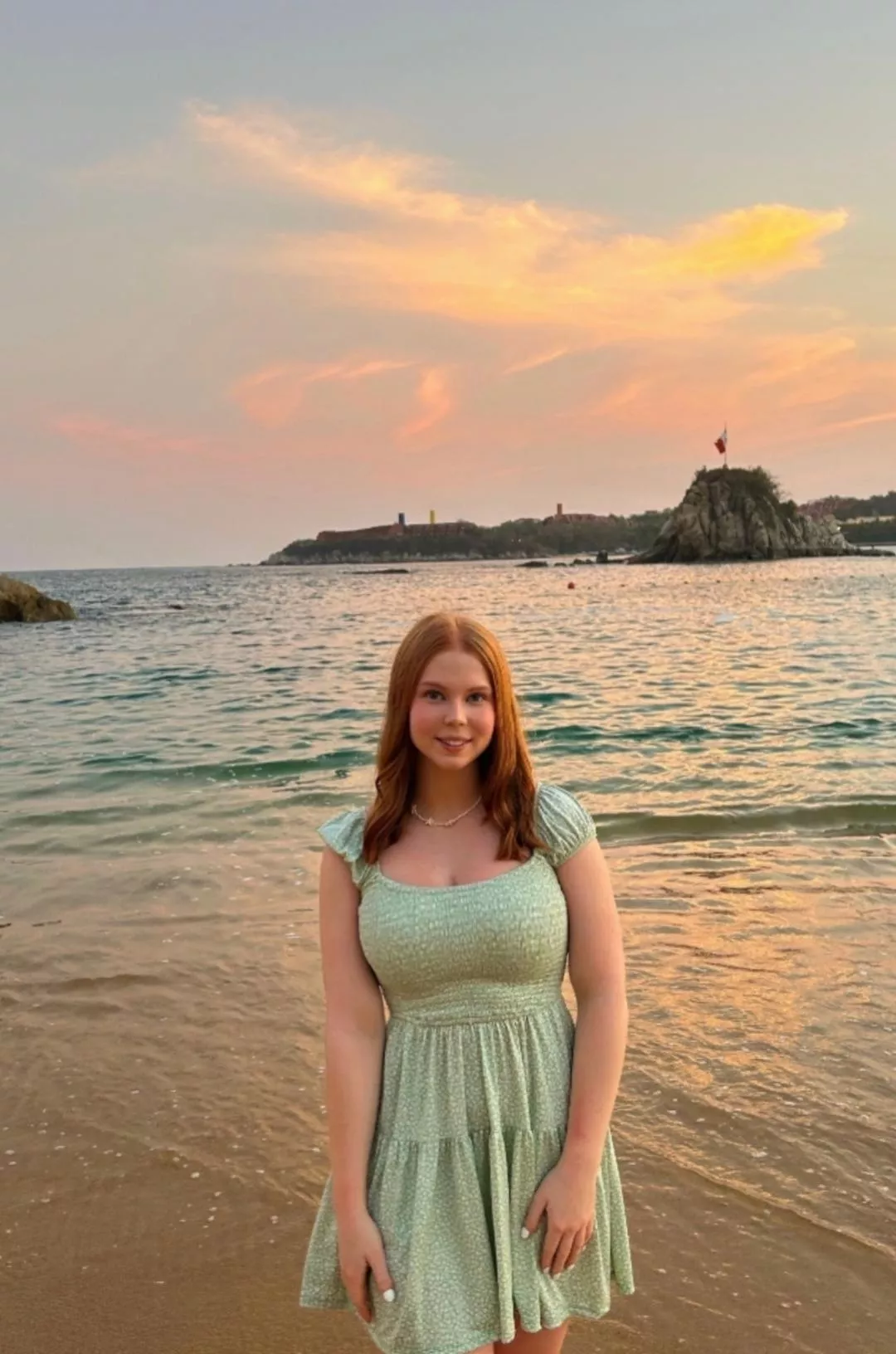 Redhead Sunset Beauty 