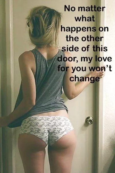 She always reassures you. The perfect Hotwife