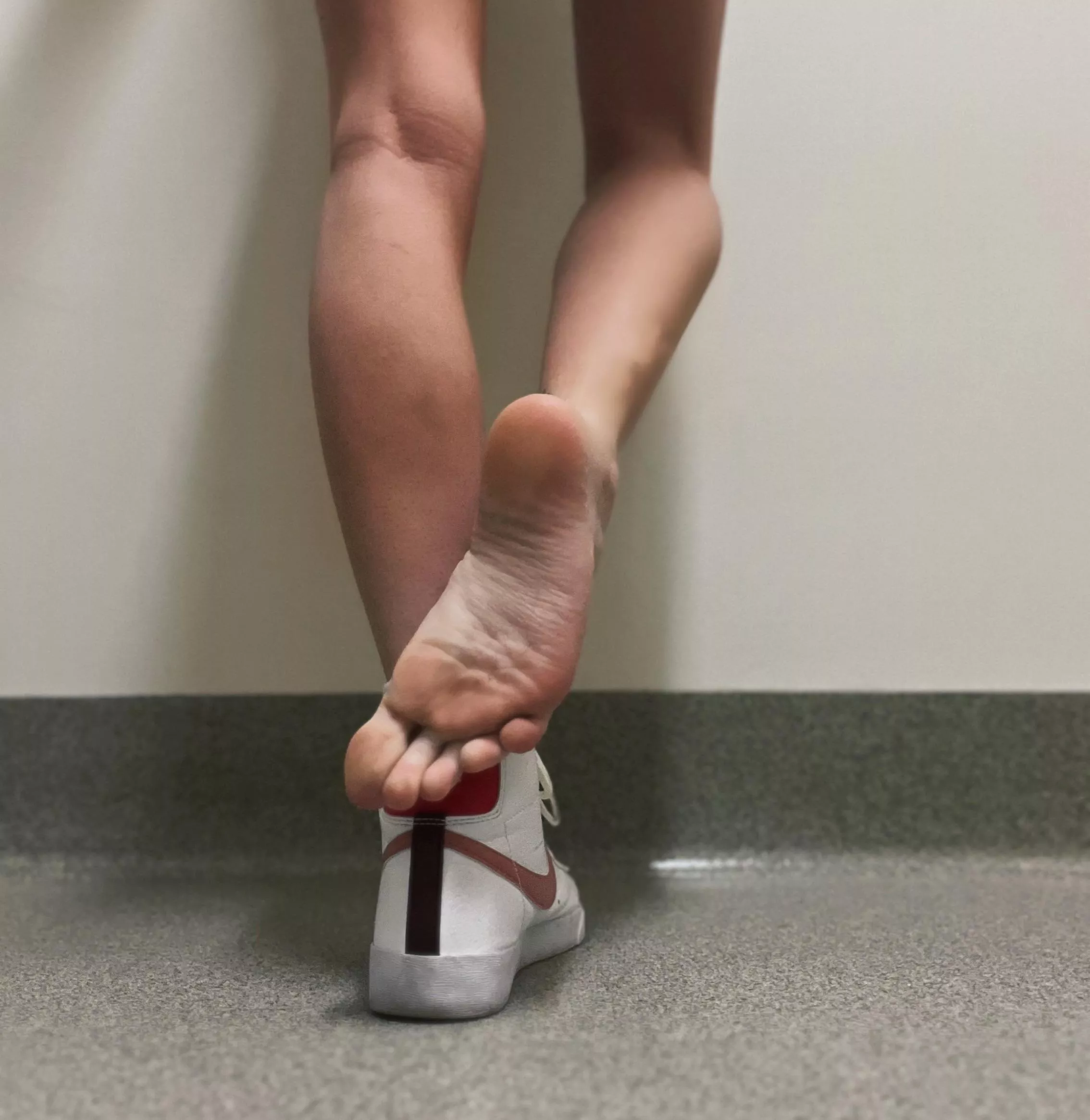Snuck some pics of my feet at school for you🤭