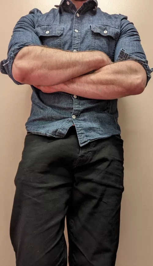 Subtle enough to wear to work. Huge enough to give crotch-watchers some eye candy.