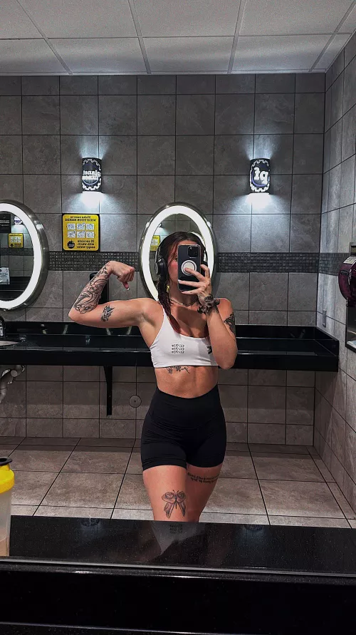 Sweaty and perfect for licking