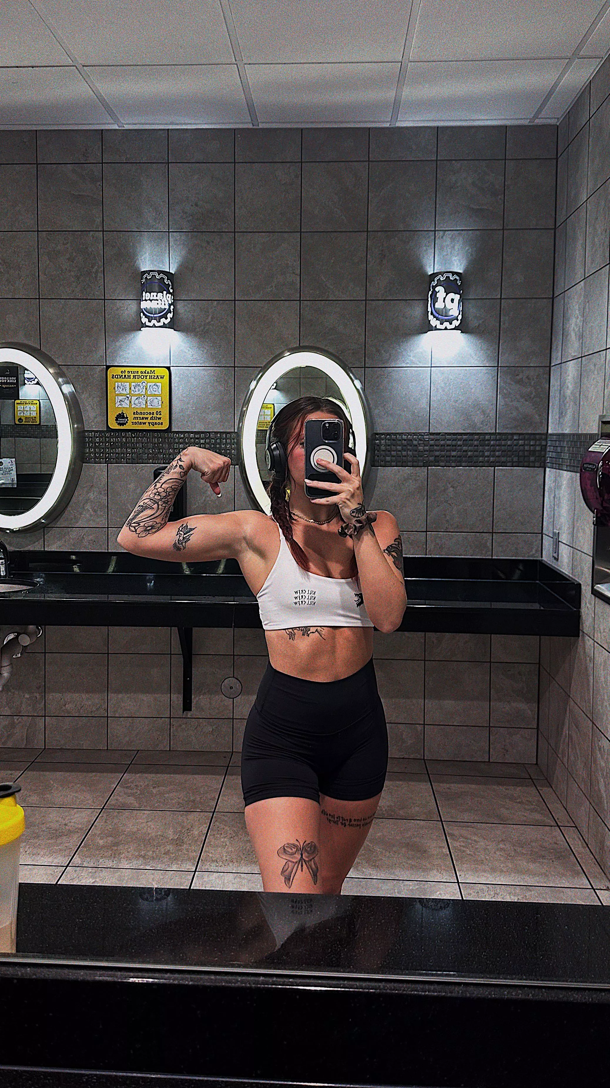 Sweaty and perfect for licking