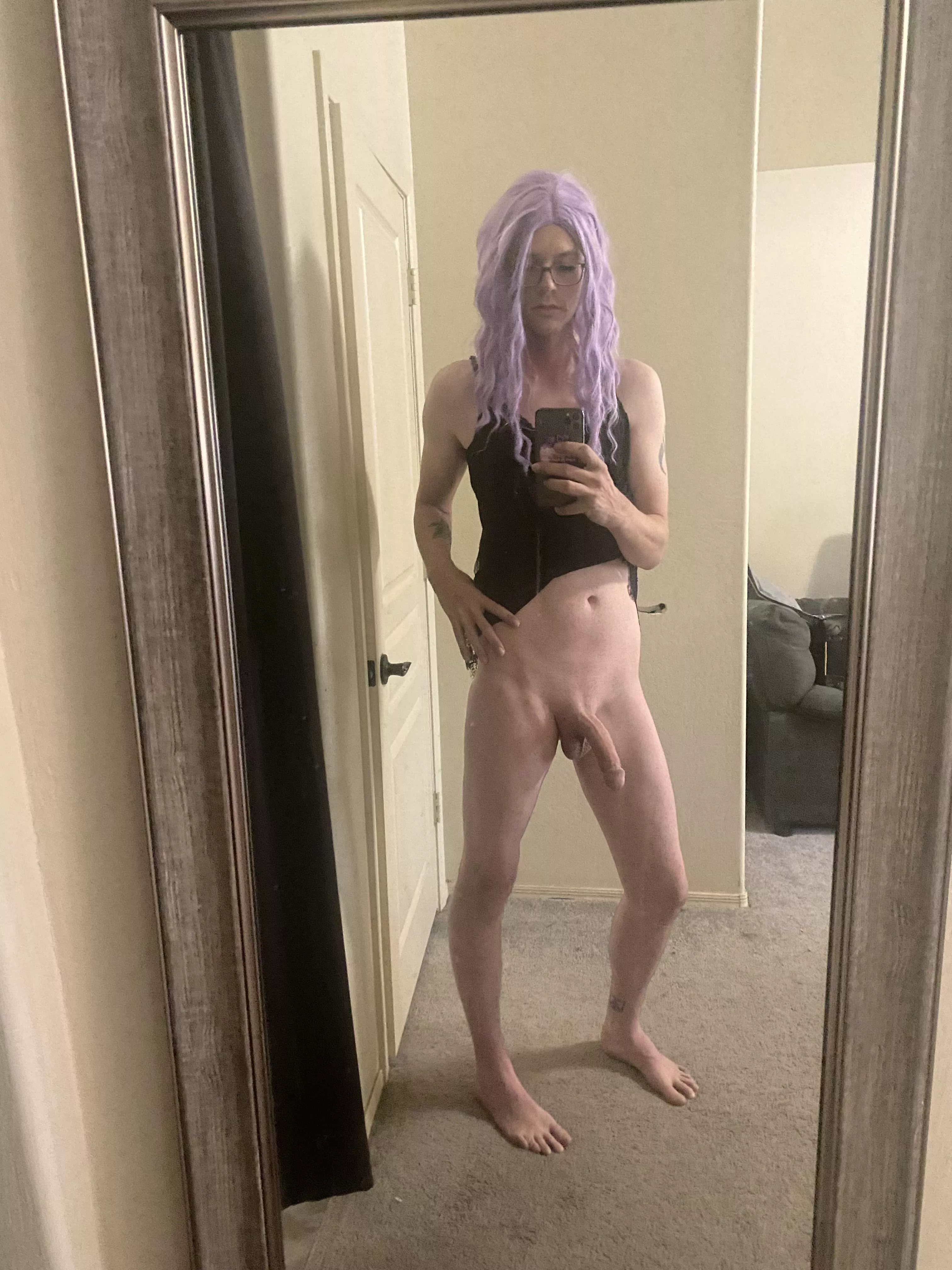 What are you kissing first?