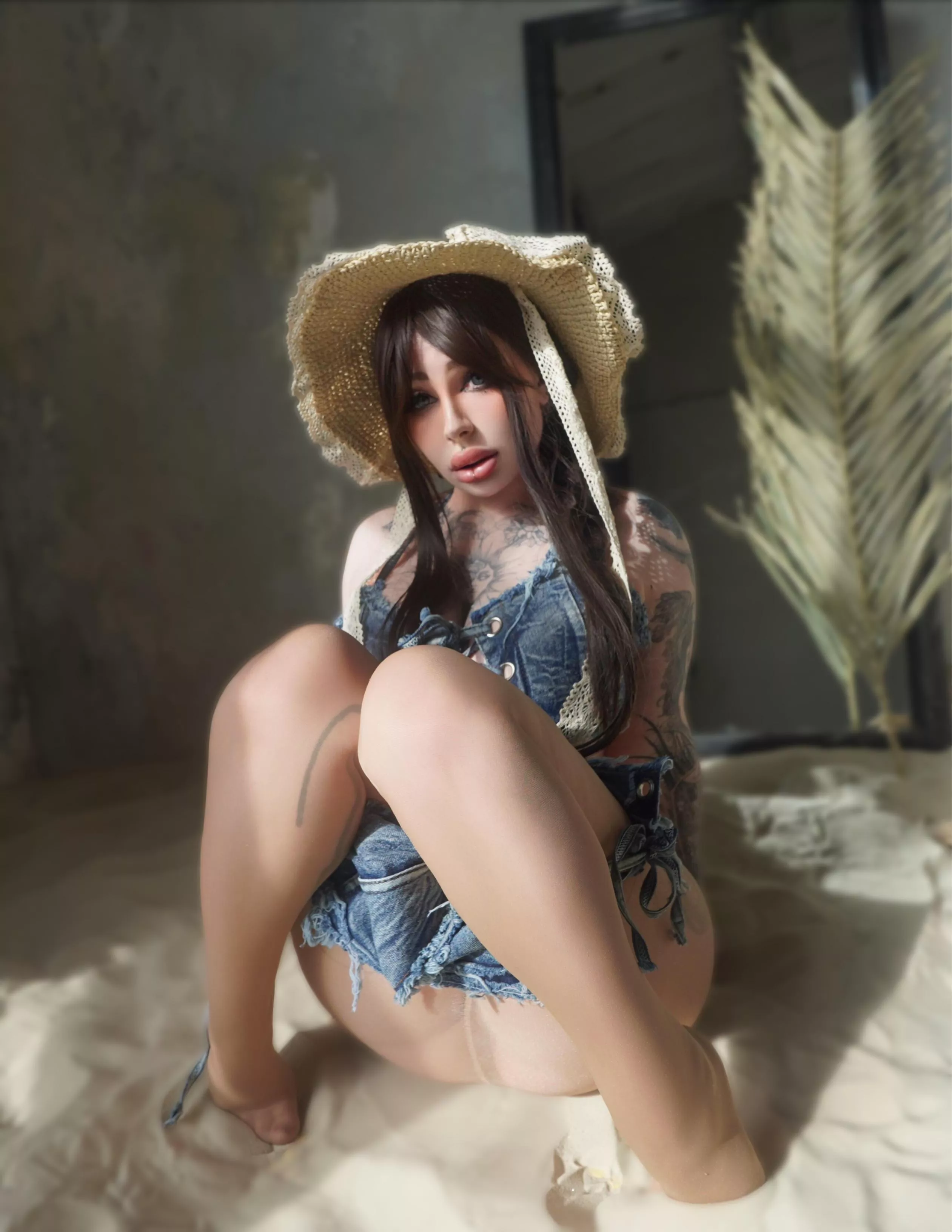 What do you think about nude nylon tights under shorts?