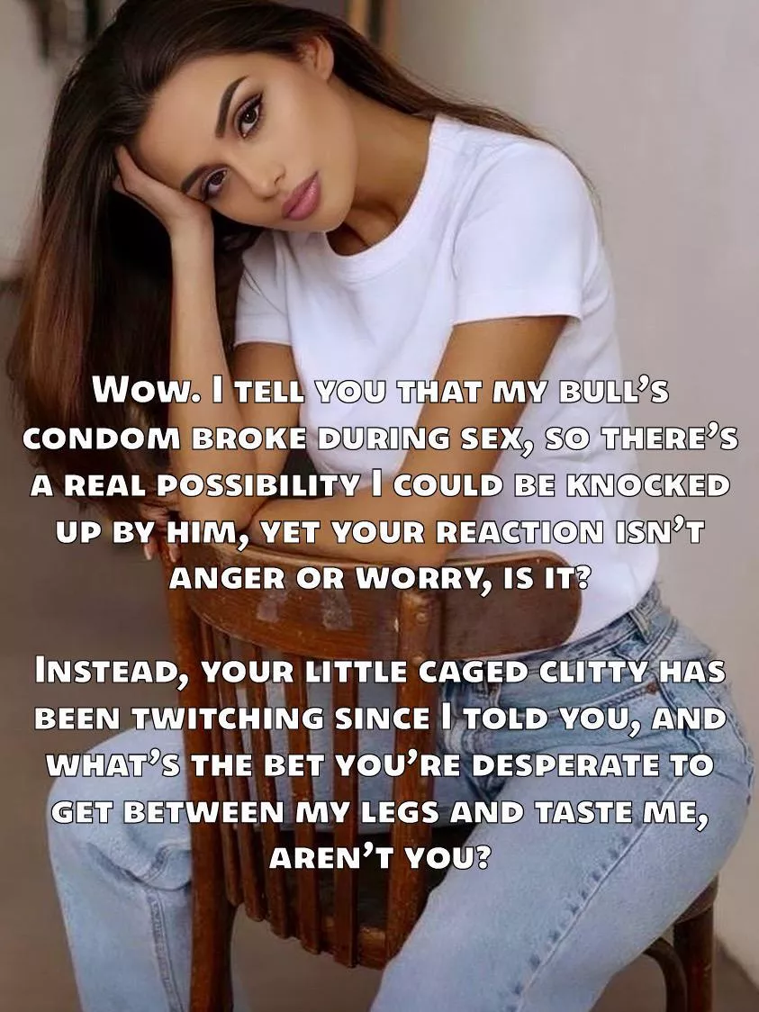 A $100 piece of plastic locked on your cock and this is what happens! What’s next??? 