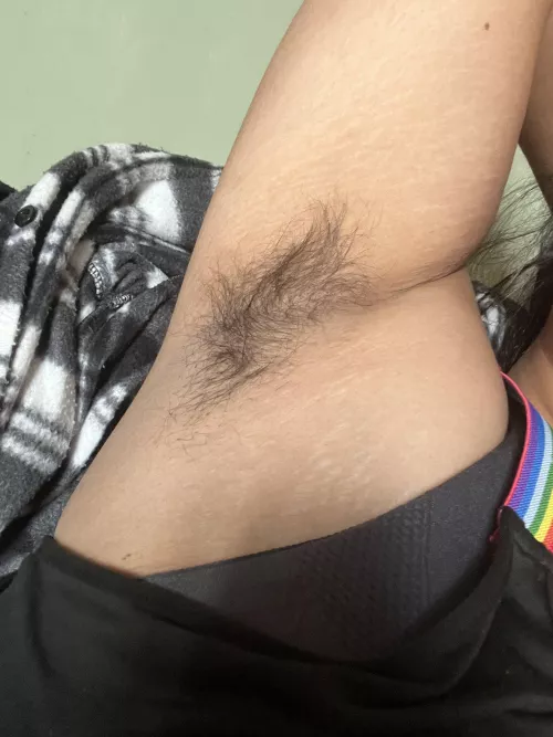 A day in the life of a flannel-wearing hairy milf, complete with sweaty armpits and hard work.