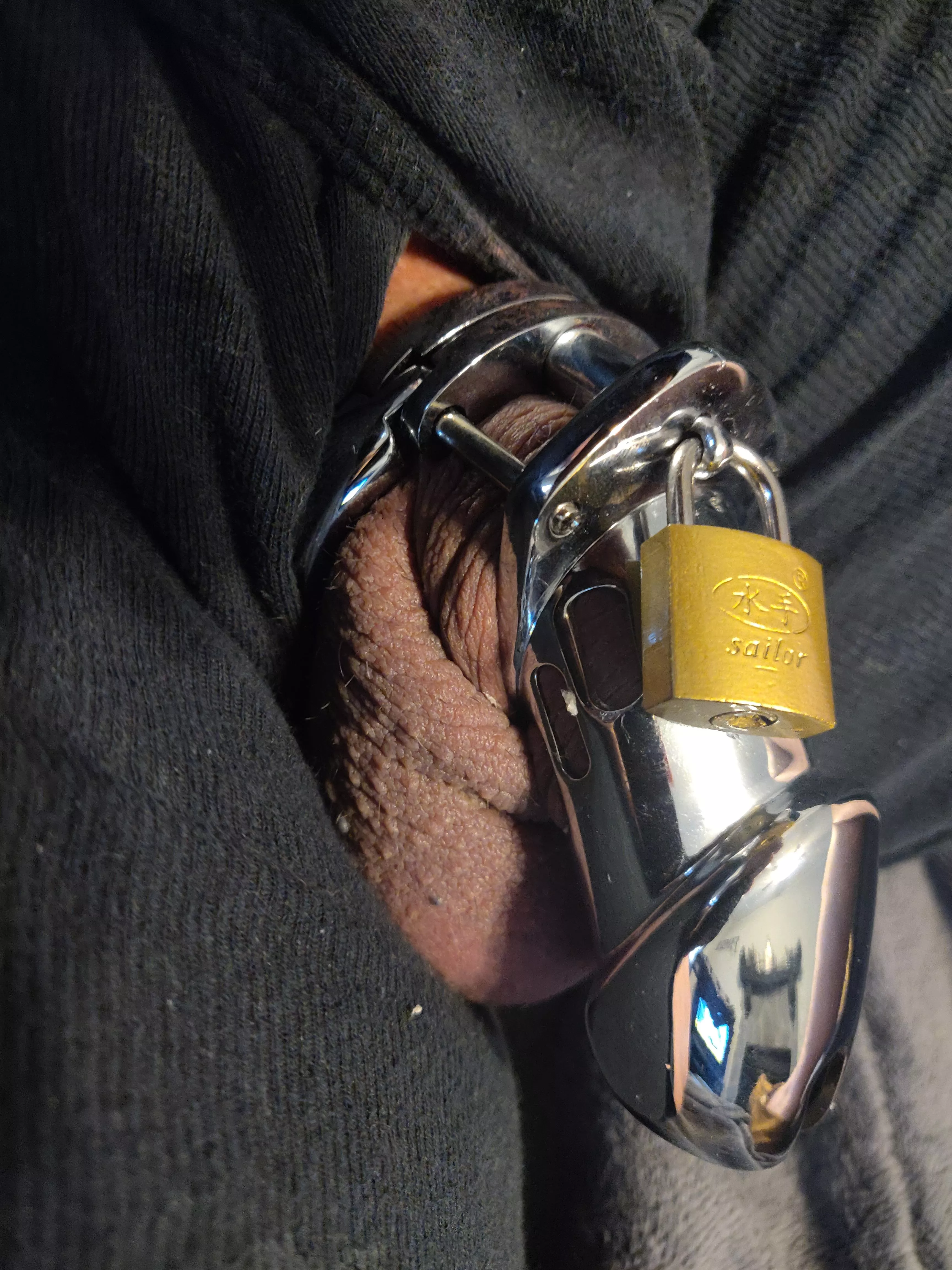 Caged, now all I need is to be fucked