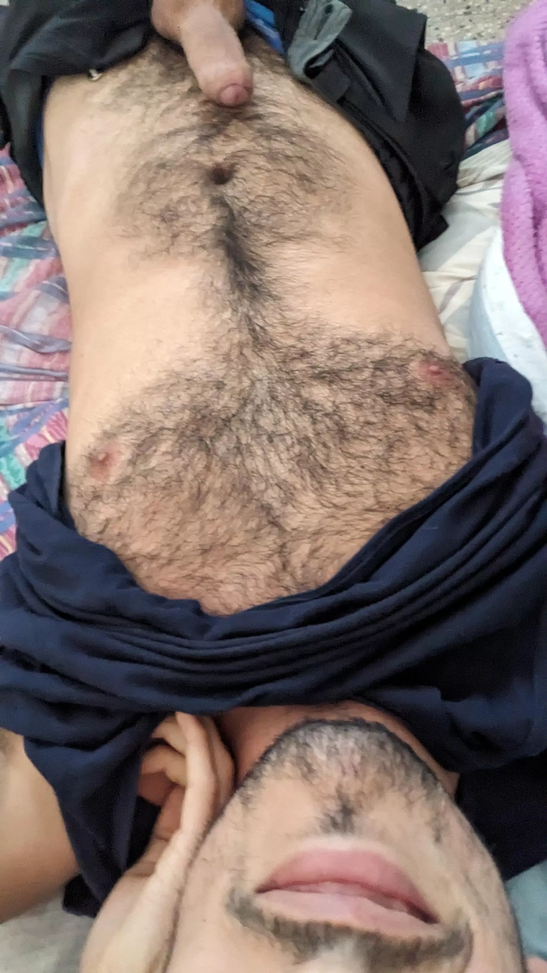Chest hair reveal