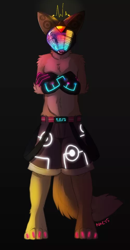 Colourful boy (art by NowandLater)