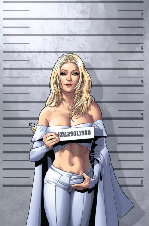 Emma Frost [X-Men Black variant cover]