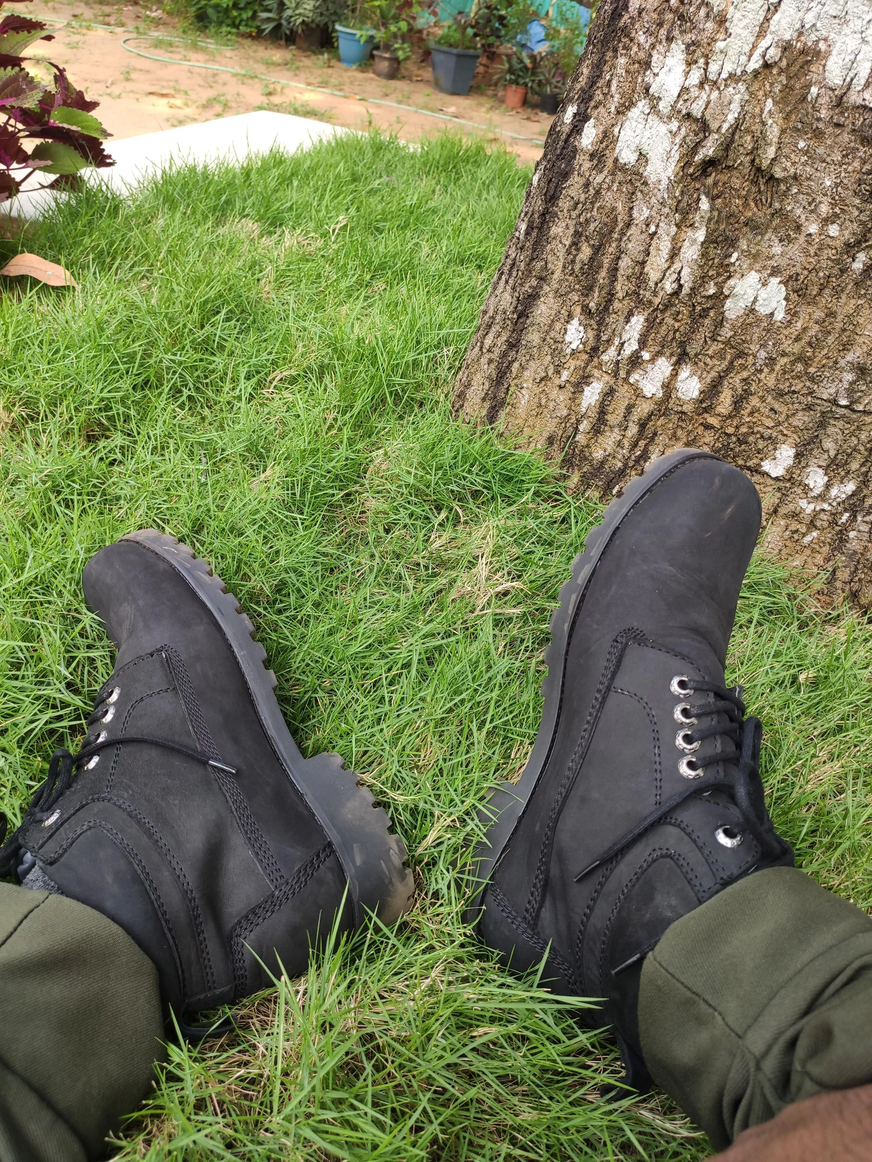 Exchanged the PVC coated leather for a nubuck. 