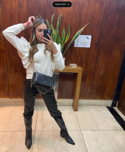 Feeling classy and sexy with my boots on