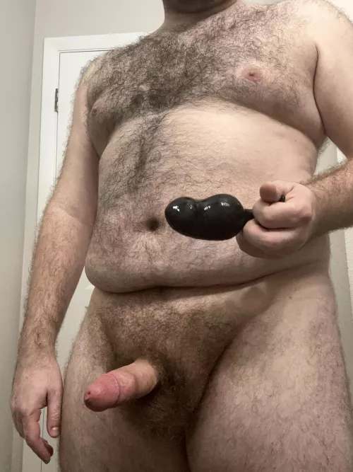 First you get my load, then you get the plug 🥵