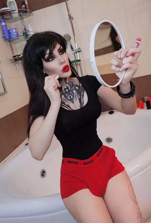 Guess who's wearing sissy pink panties in this house