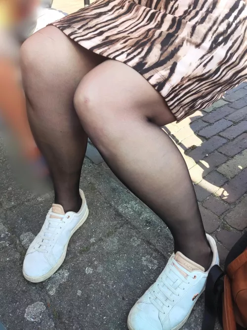 Having a drink, hubby was complaining my skirt was to long 🤣