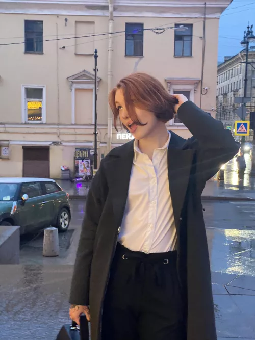 I love when it is raining. The air is so fresh in the city