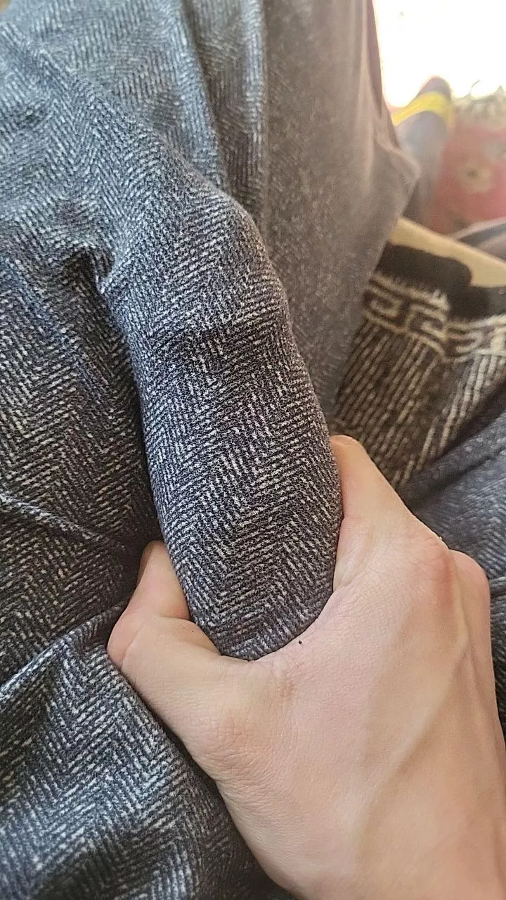 It's never too nice for grey sweatpants