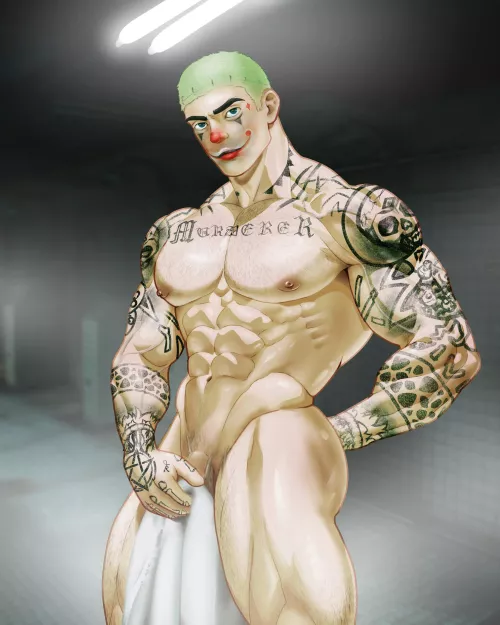 Joker Goon from Arkham Asylum (by painpeul4u)