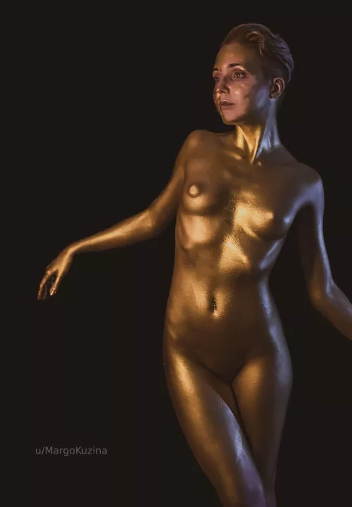 My tits in gold dust