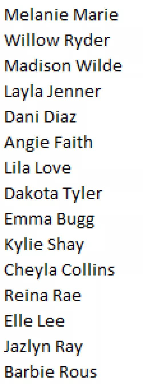 Nominate your starlet of the month! (the following starlets are not eligible since they have already won)