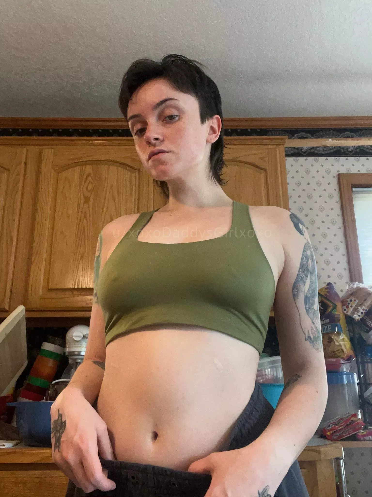 please don't mind the messy kitchen behind me :)