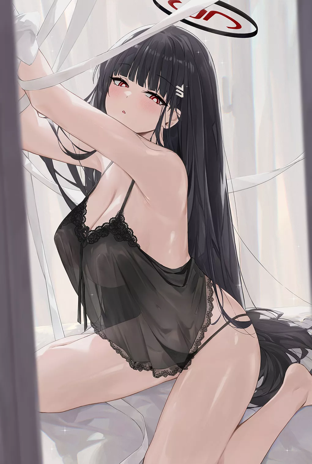 Rio in lingerie (Demahmw) [Blue Archive]