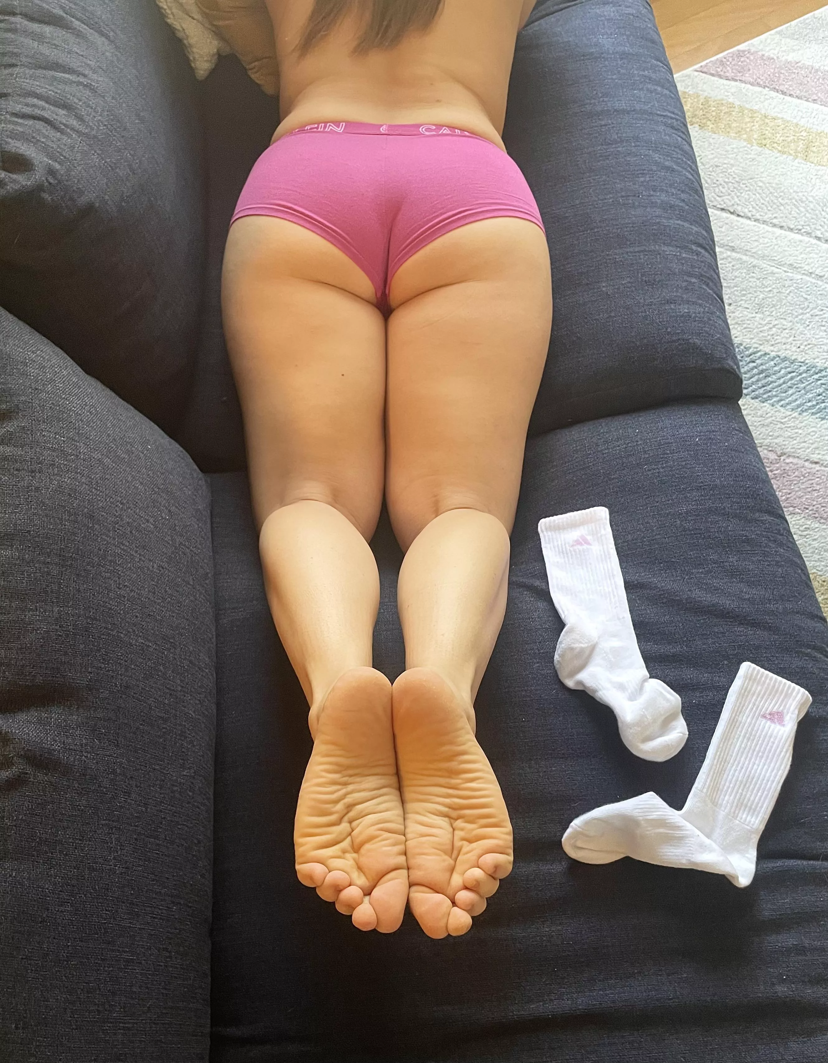 Socks off, soles up. Happy Friday!