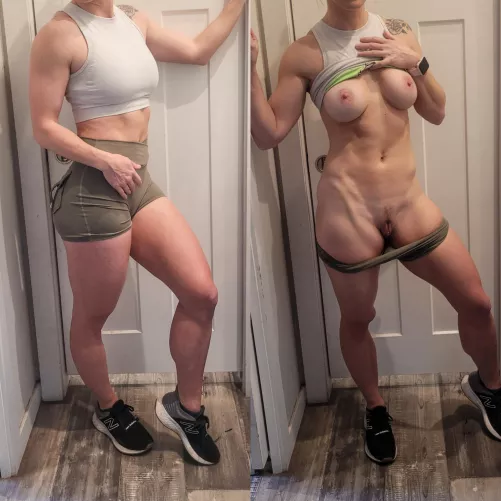 Starting the day off with a workout. F[33] 