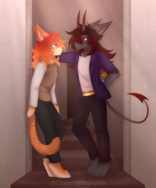 Surprise! (art by @CherryRubyRm)