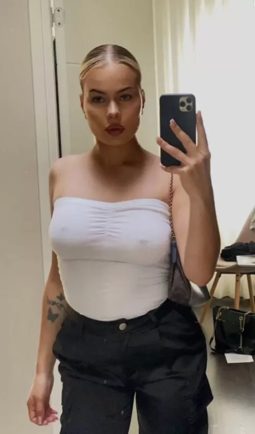 The hotter the weather, the better the bralessness