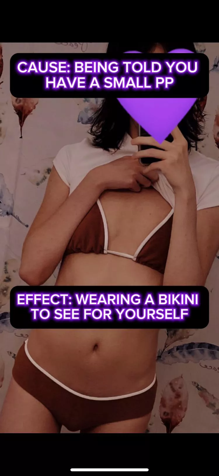 Why does mine fit into a bikini so easily?