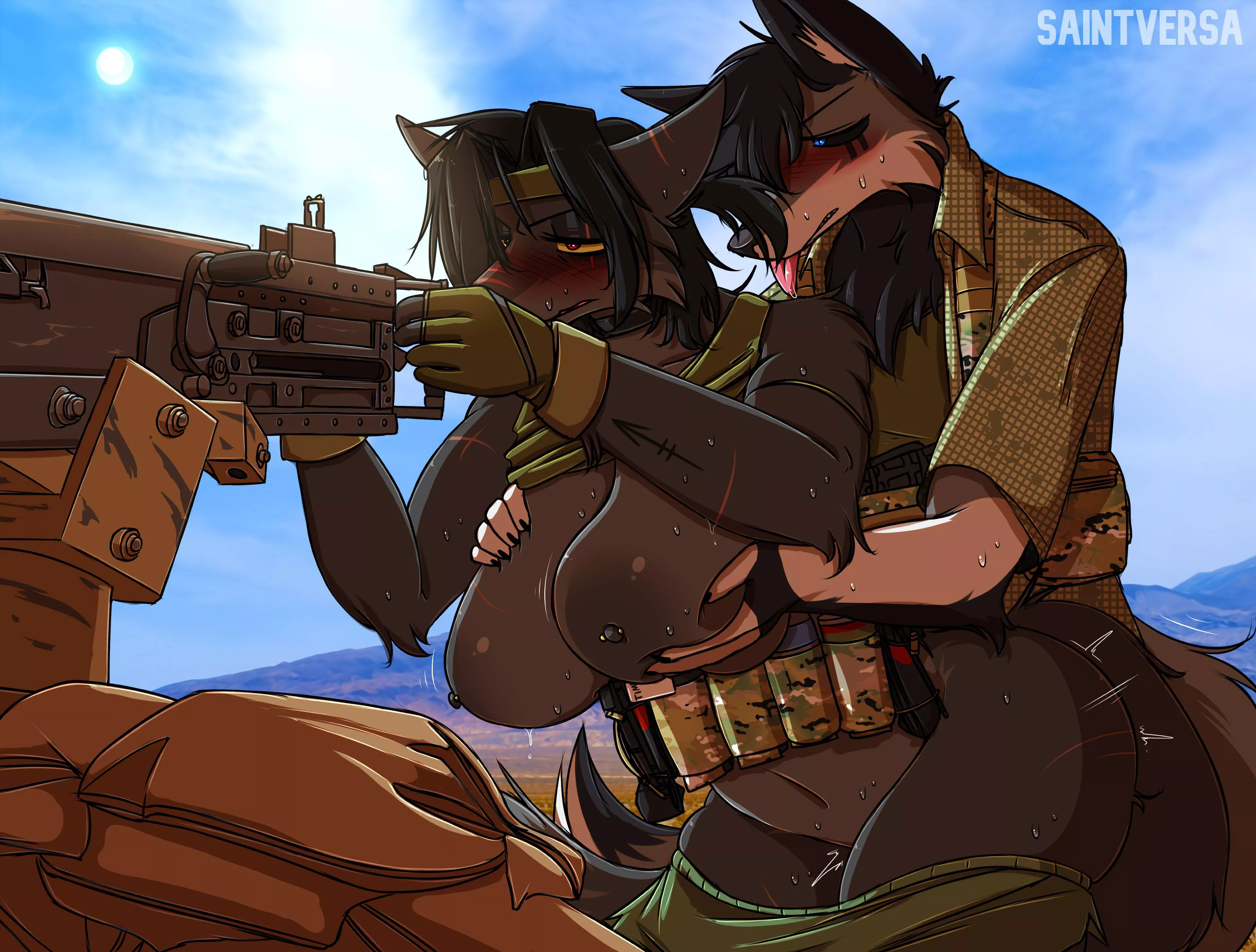 You just COULDN'T fucking wait, huh? [MF] (Saintversa)