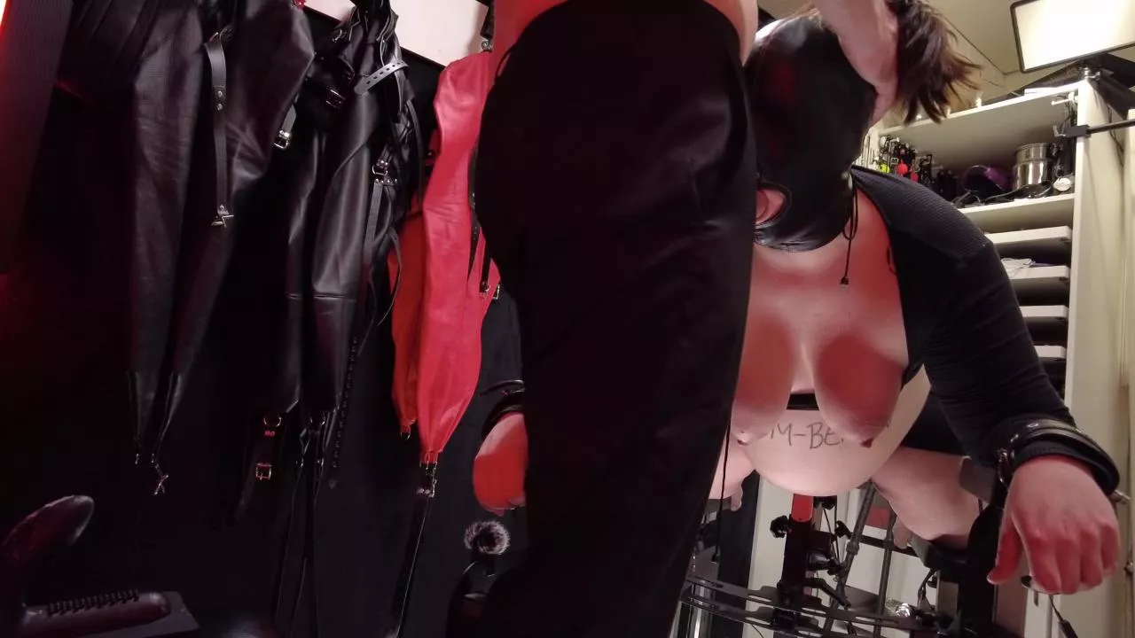 8th month pregnant used hard in my dungeon