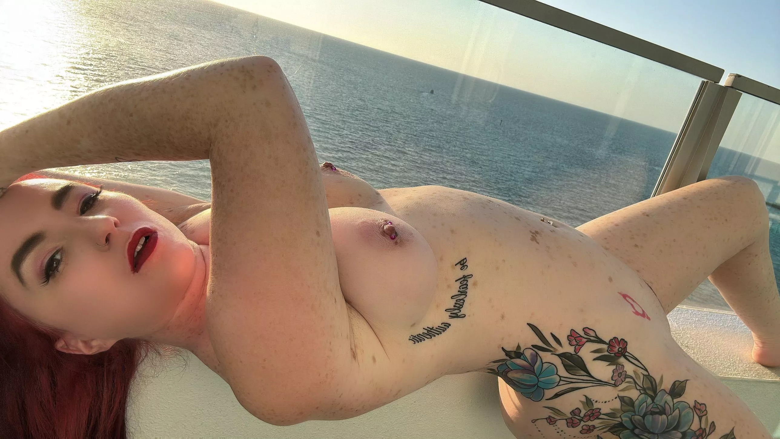 A day at the beach never felt so naughty.