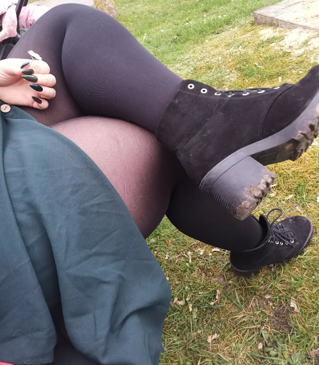 A little bit dirty after a walk 