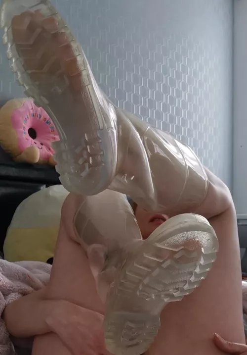 A rubber barrier between my soles and your tongue  