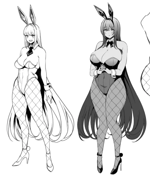 Blanc & Noir (@dondayo_/amano don) [Goddess of Victory: Nikke]