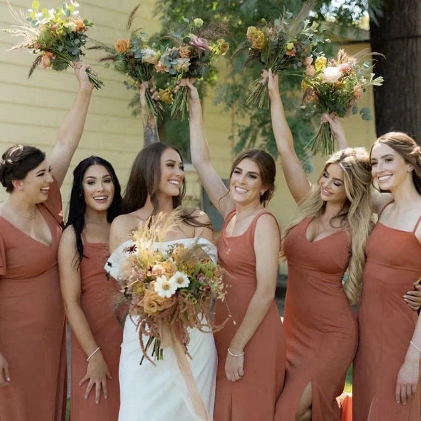 Bride and her bridesmaids [6]