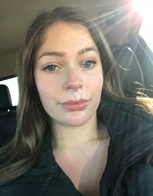 Car rides are more fun with a facial