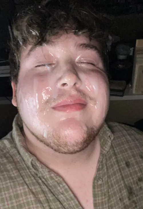 crazy double facial I took 💦