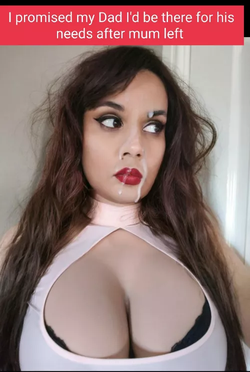 Daddy 'cums' first in my family 