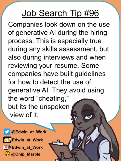 Don't Use Generative AI During the Hiring Process