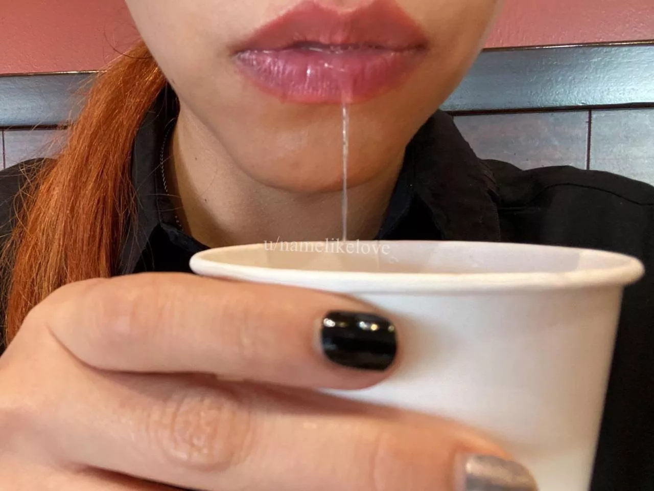 drink a cup of my spit