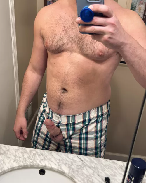 Fresh boxers, fresher cock