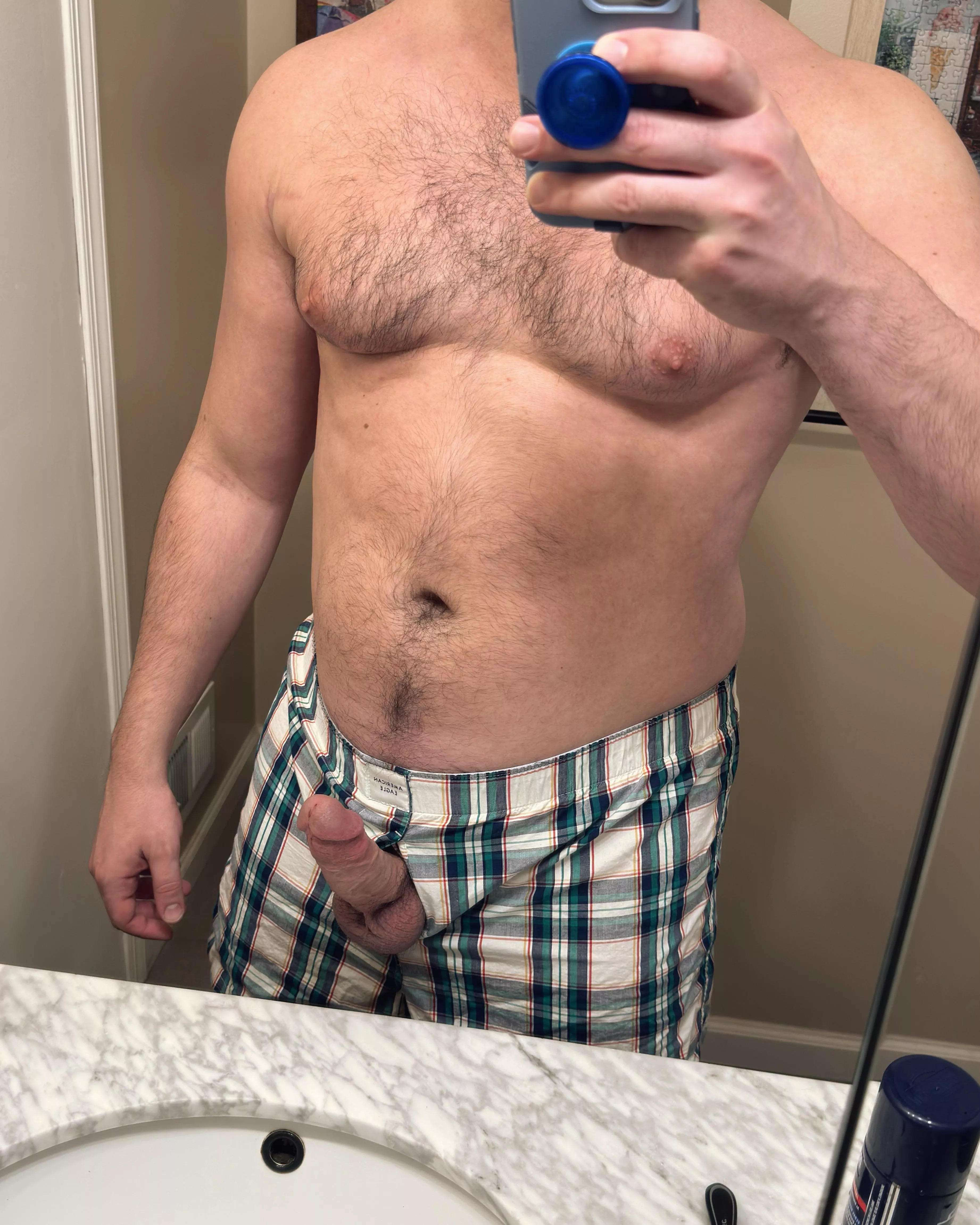 Fresh boxers, fresher cock