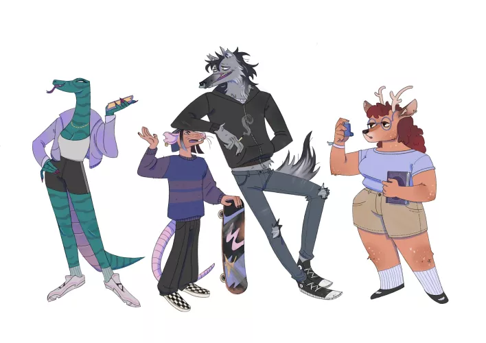 Furry lineup!!